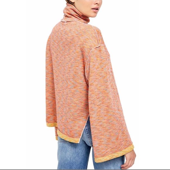 Free People Sunny Days Cotton Turtleneck Top - Picture 3 of 8